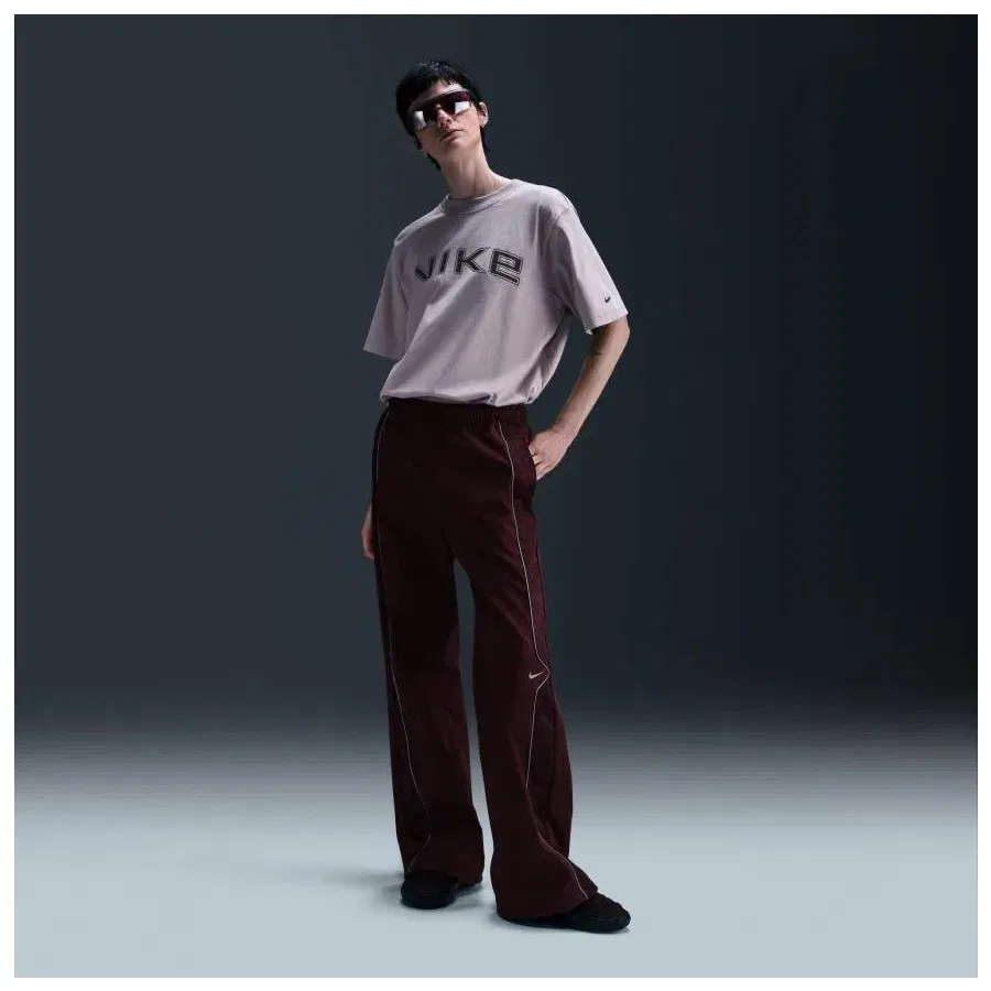 Женская футболка из хлопка с принтом Phoenix Ss Tee Nike, Темно-синий — фото 4