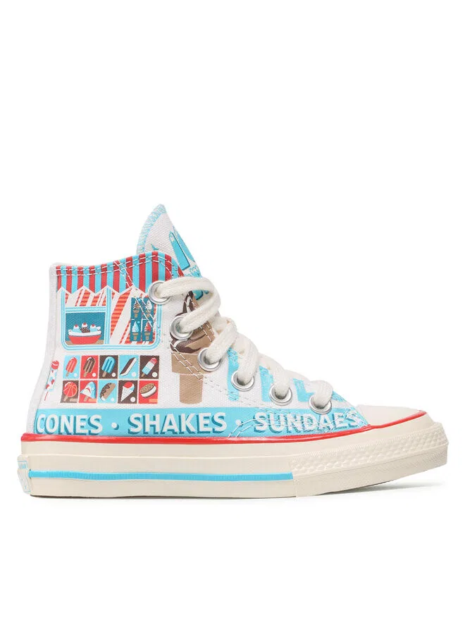 Кеды Converse с рисунком, мультиколор