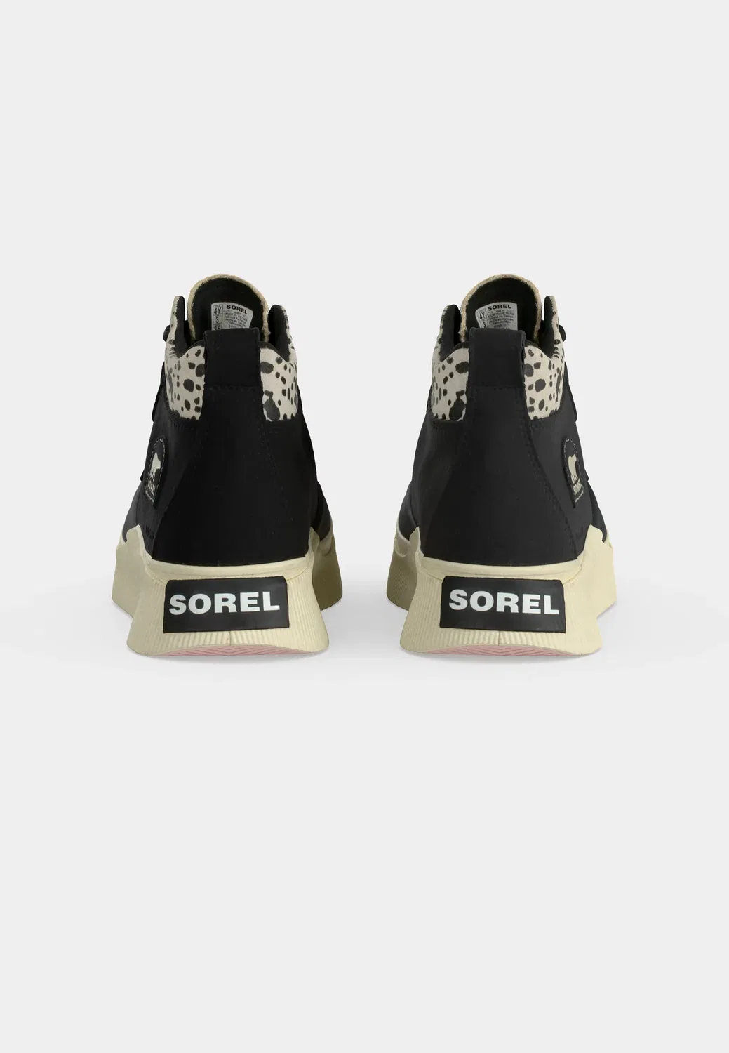 Big kids out n about iv classic wp unisex - lace-up ankle boots Sorel, Black/Chalk — фото 4