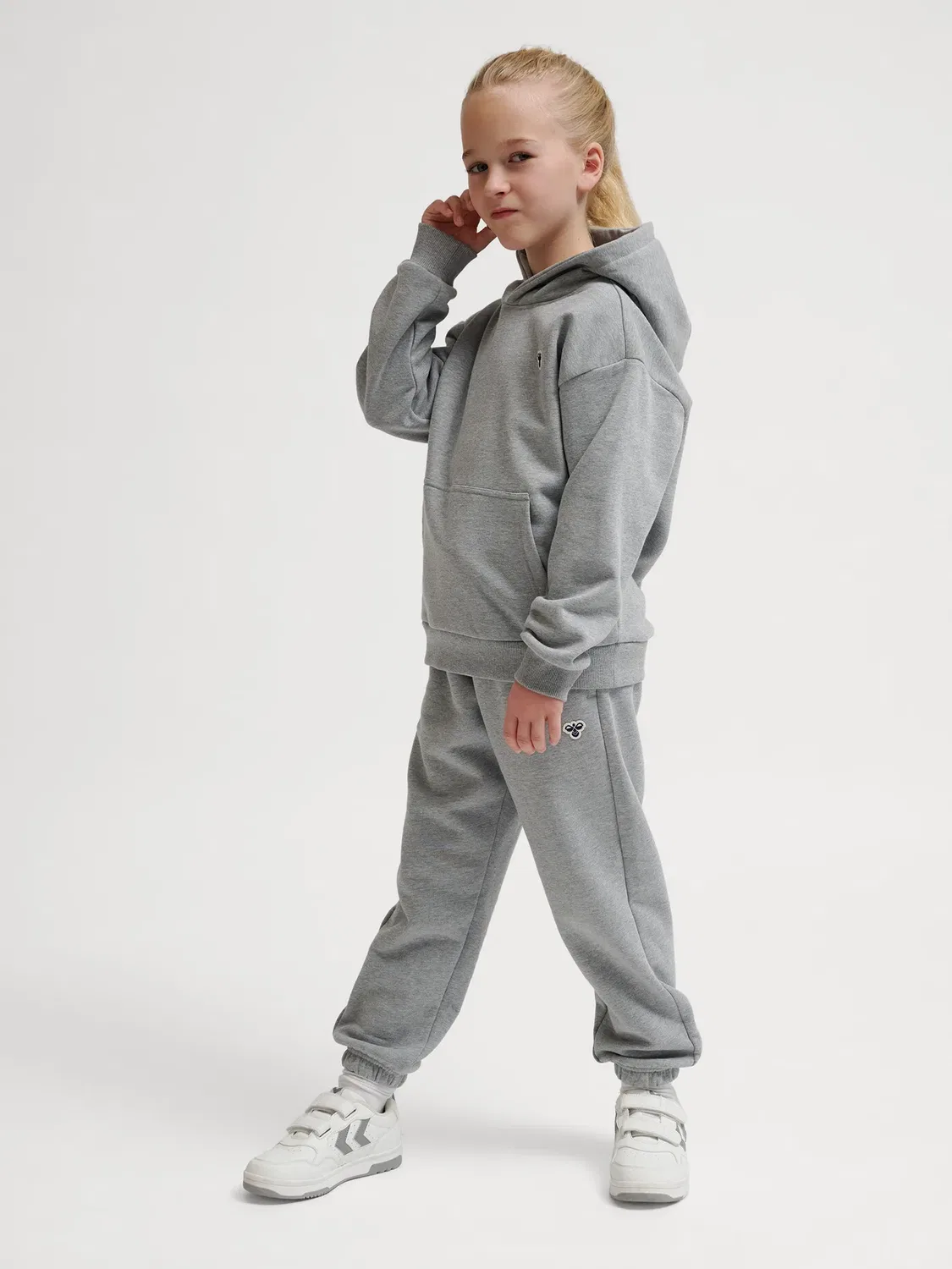 Худи унисекс Hummel, Grey Melange — фото 2