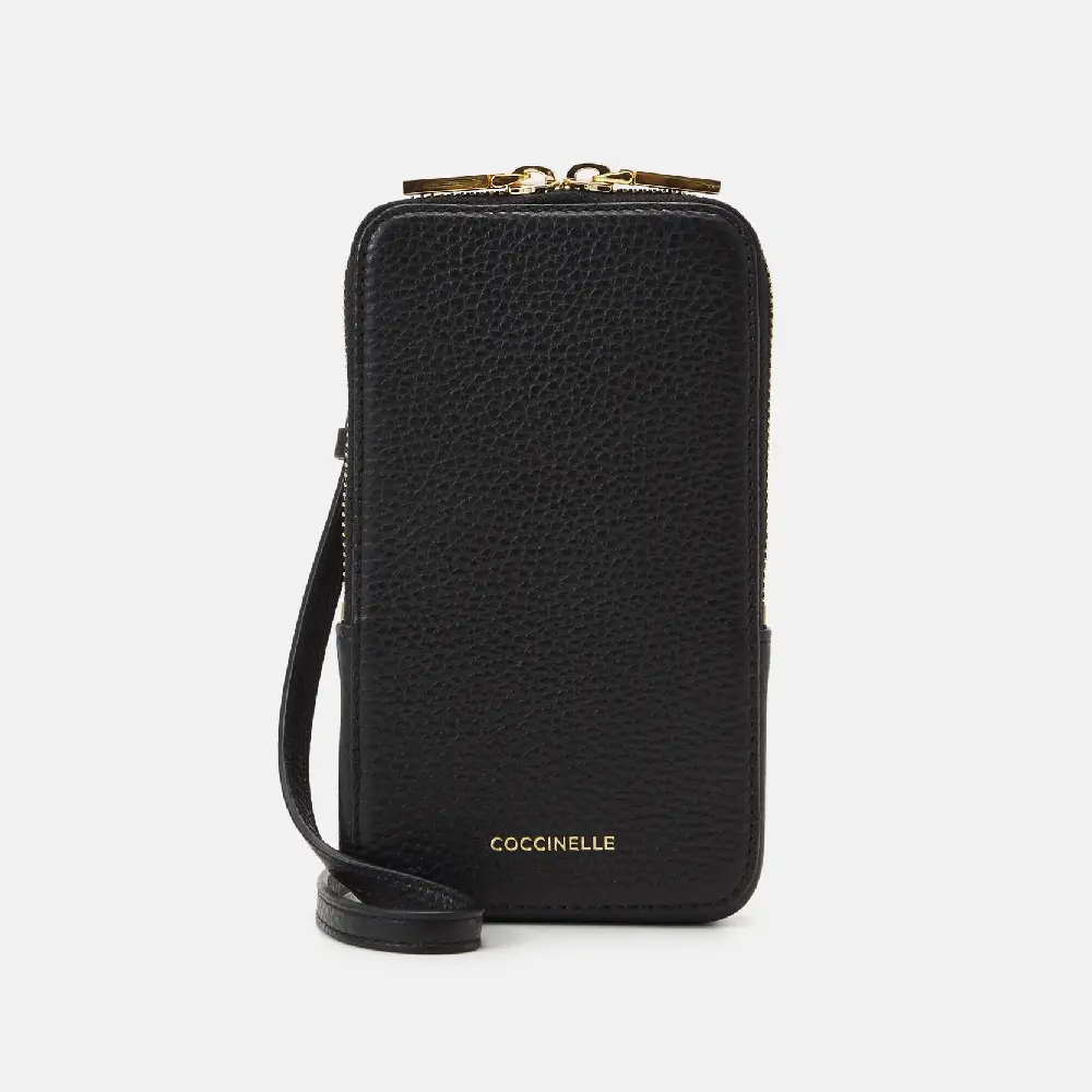 

Сумка Coccinelle Phone Flor, черный