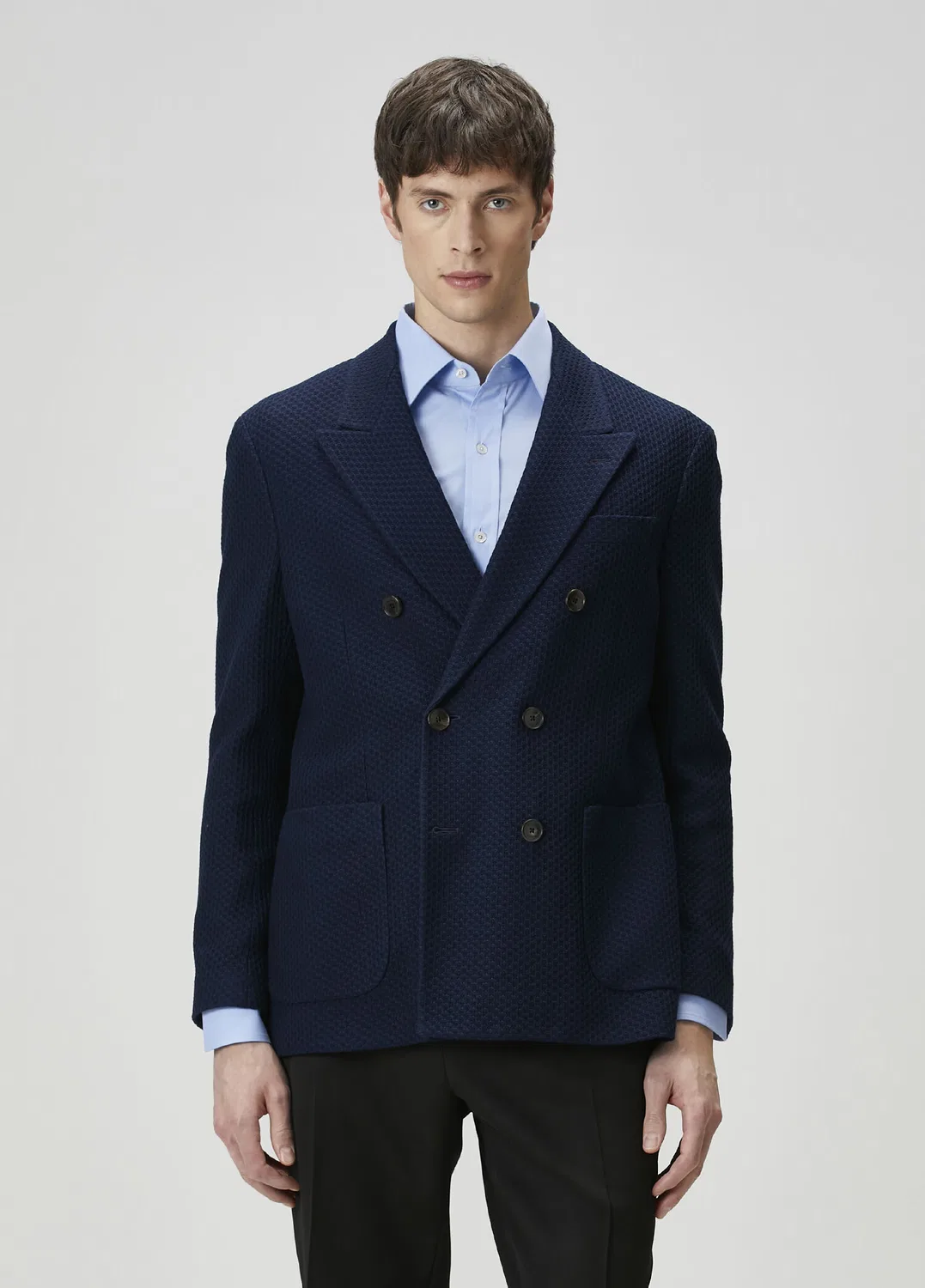 Пиджак двубортный Etro, navy