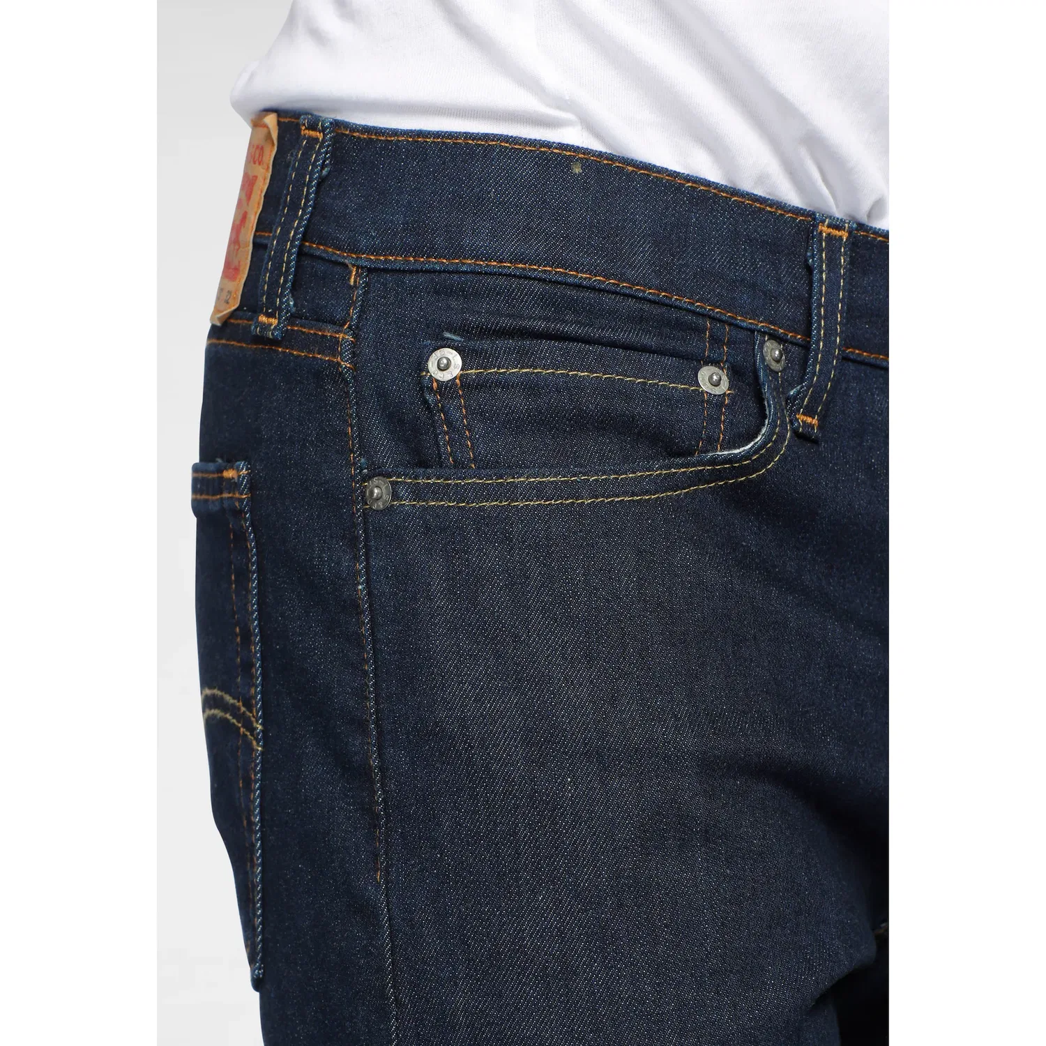 Мужские джинсы slim straight Levi's, Dark Indigo — фото 4