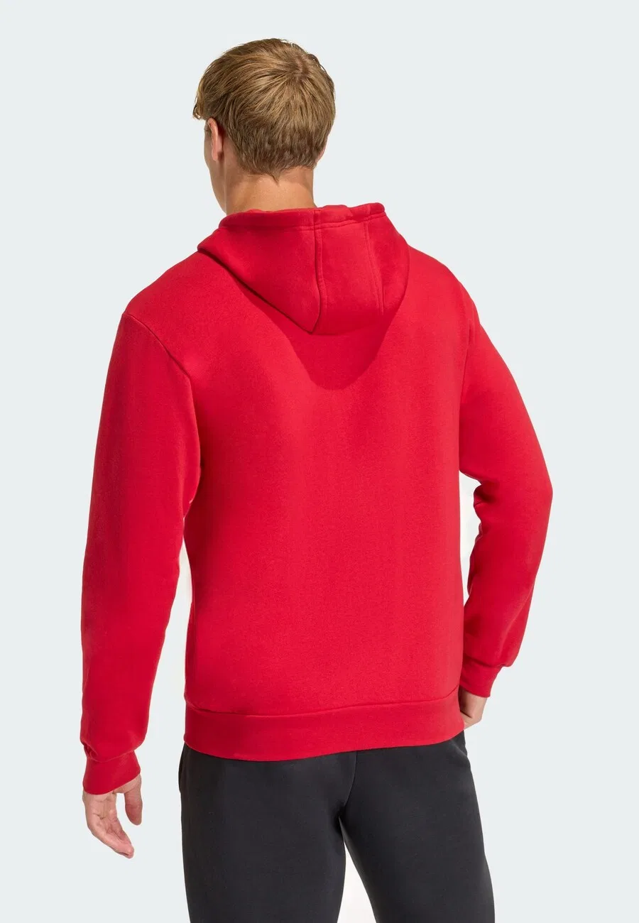 Толстовка на молнии ADIDAS PERFORMANCE Athletic 'Entrada26' в кроваво-красном цвете — фото 3