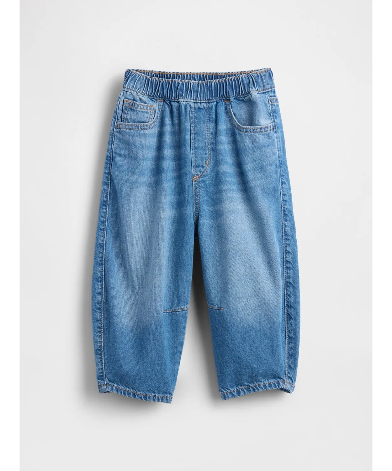Детские джинсы-бабочка с широкими штанинами GAP, Indigo Blue — фото 3