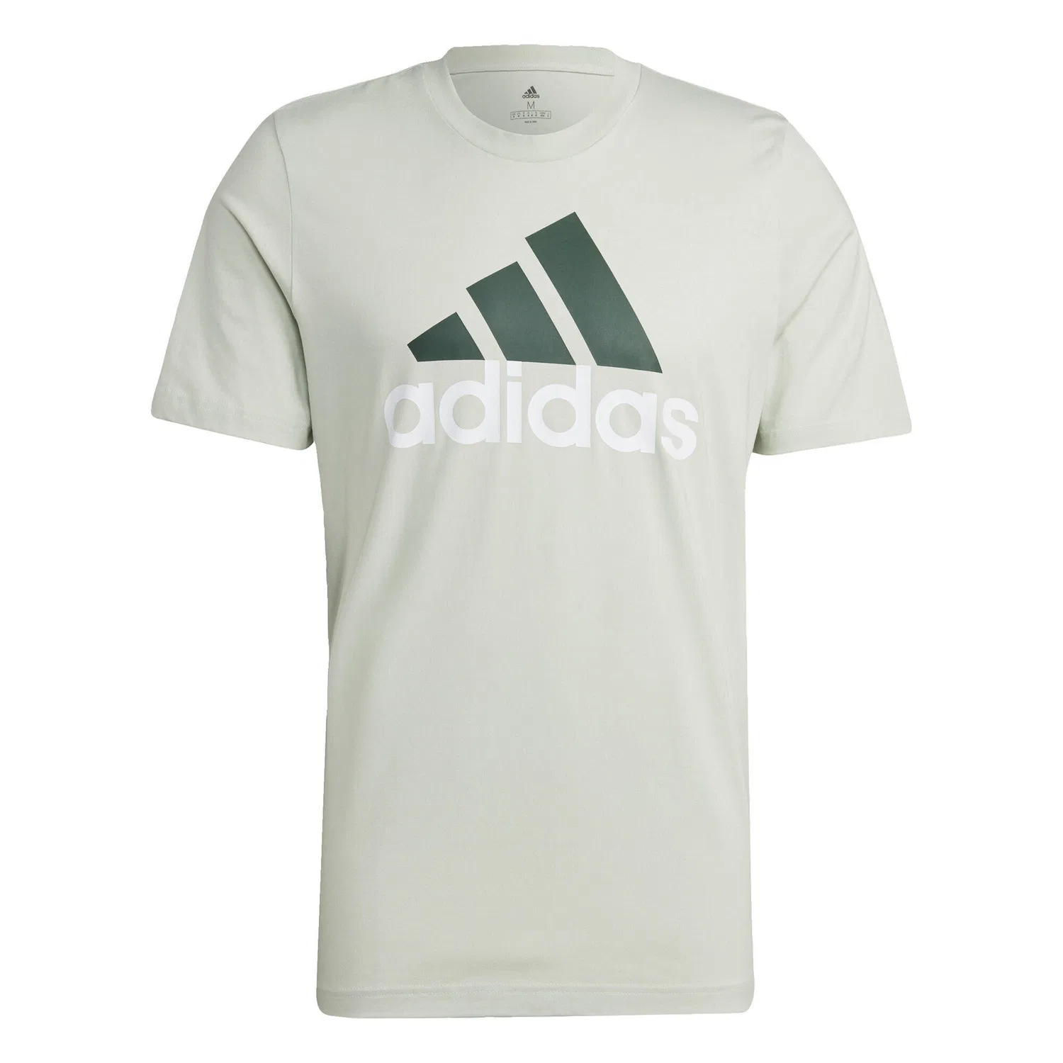 Мужская футболка с принтом Essentials Big Logo Adidas, Grun — фото 2