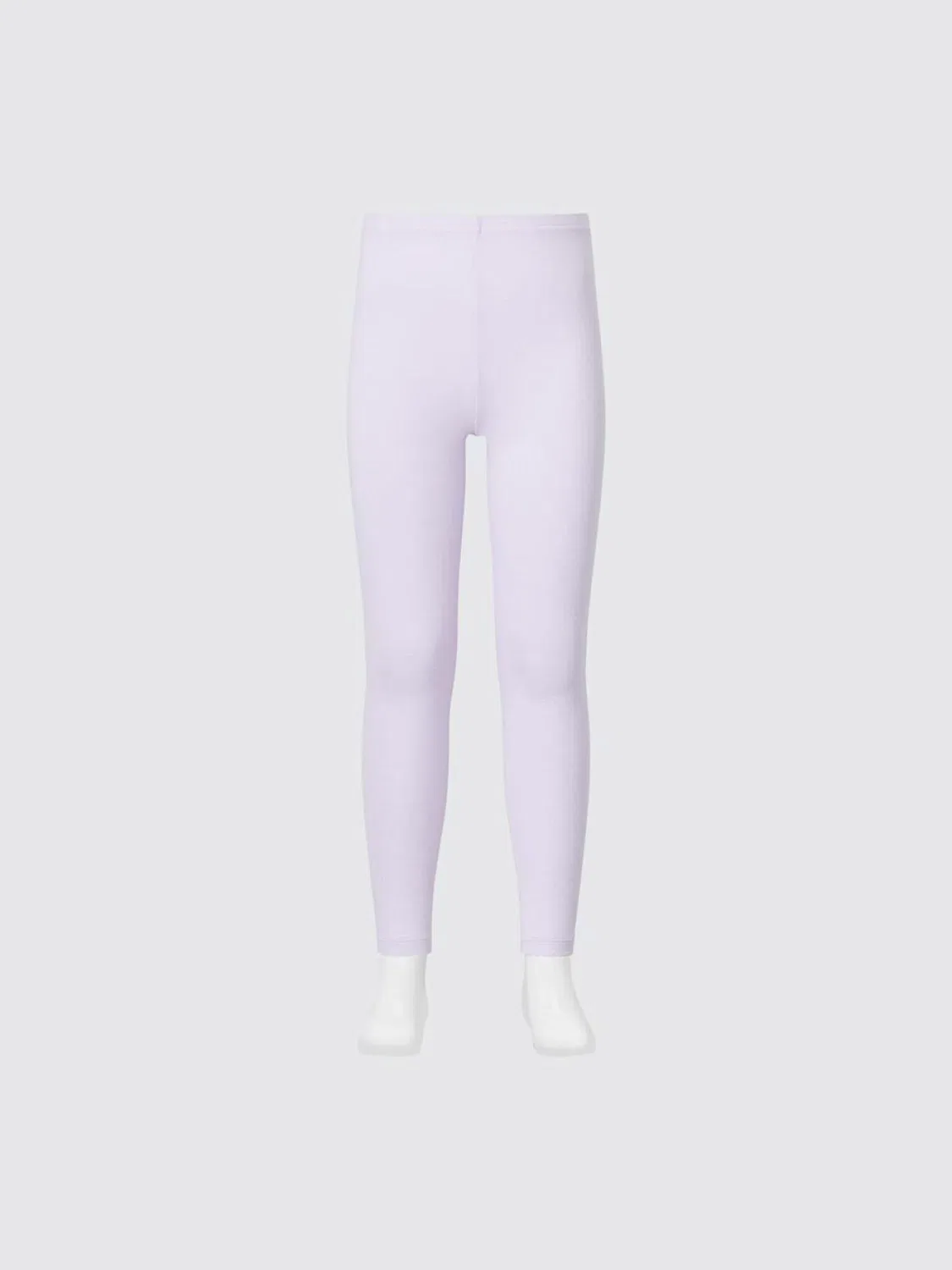 Леггинсы HEATTECH хлопковые Uniqlo, светло-фиолетовый