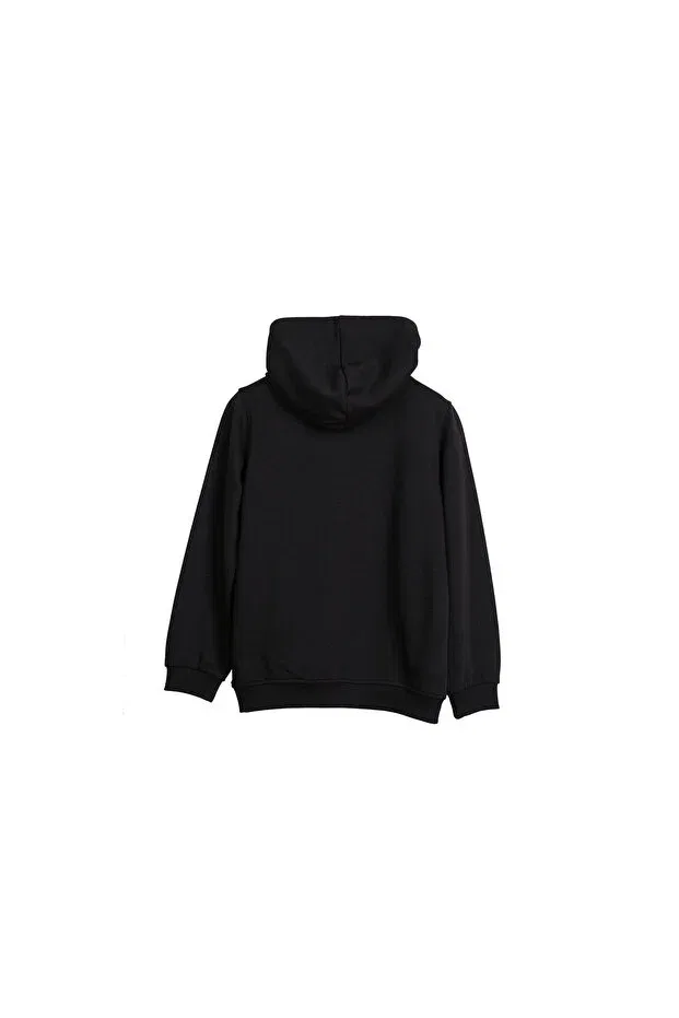Детская толстовка для девочек с капюшоном Mono jr kids Bad Bear, C01 Night — фото 4