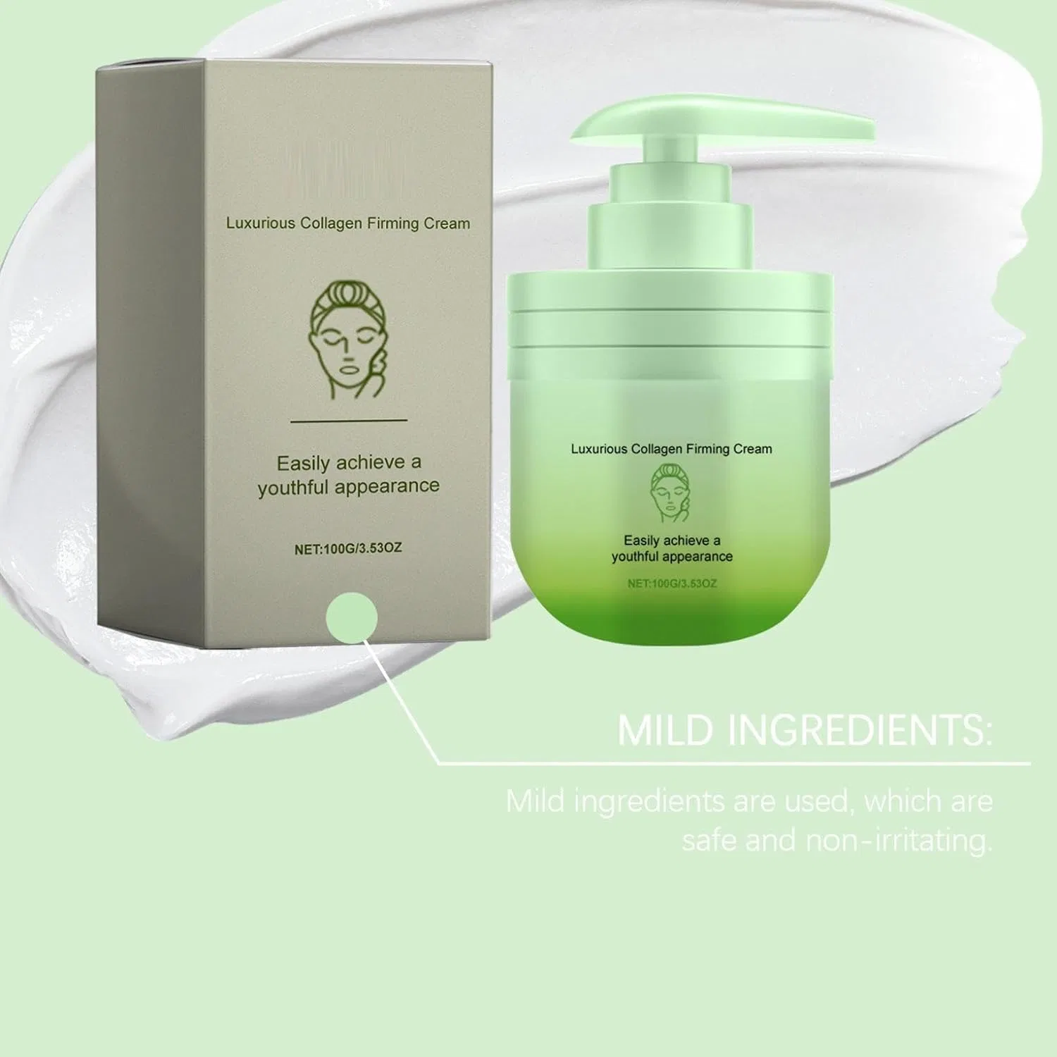 Увлажняющий крем для лица и тела, Collagen Firming Cream, 100 г Generisch — фото 2