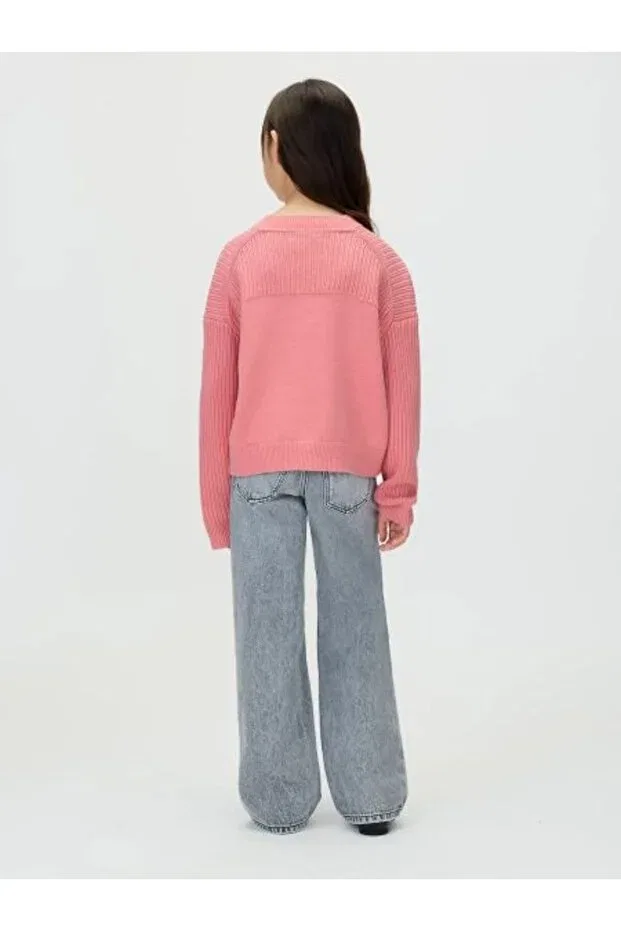 Детские свитшот для девочек хлопковый Calvin Klein, Purple — фото 2