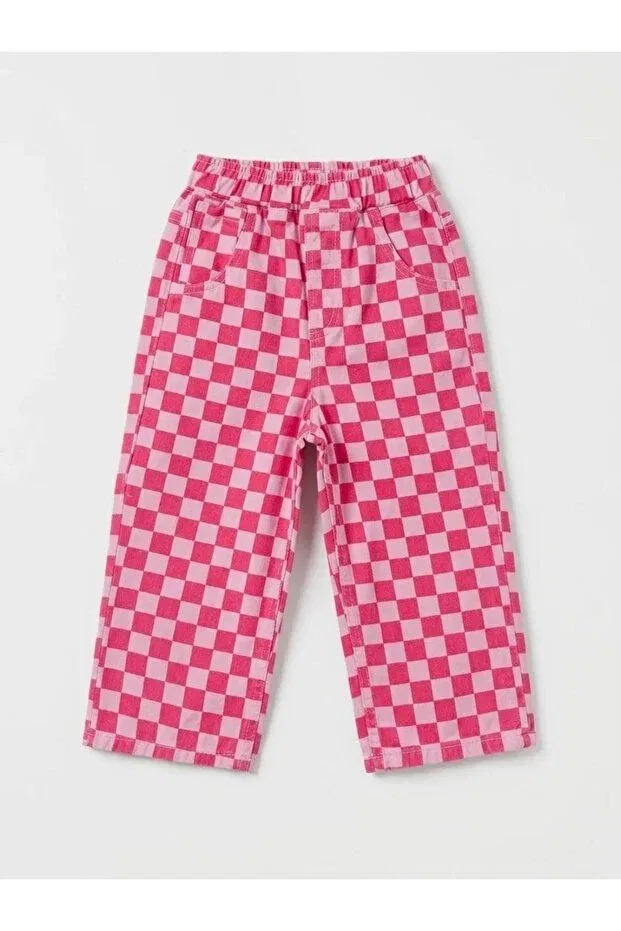 Детские брюки для девочек с принтом Balloon Pants Nuem, Pink — фото 2