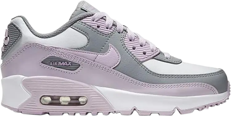 

Кроссовки Nike Air Max 90 Leather GS 'Iced Lilac', розовый