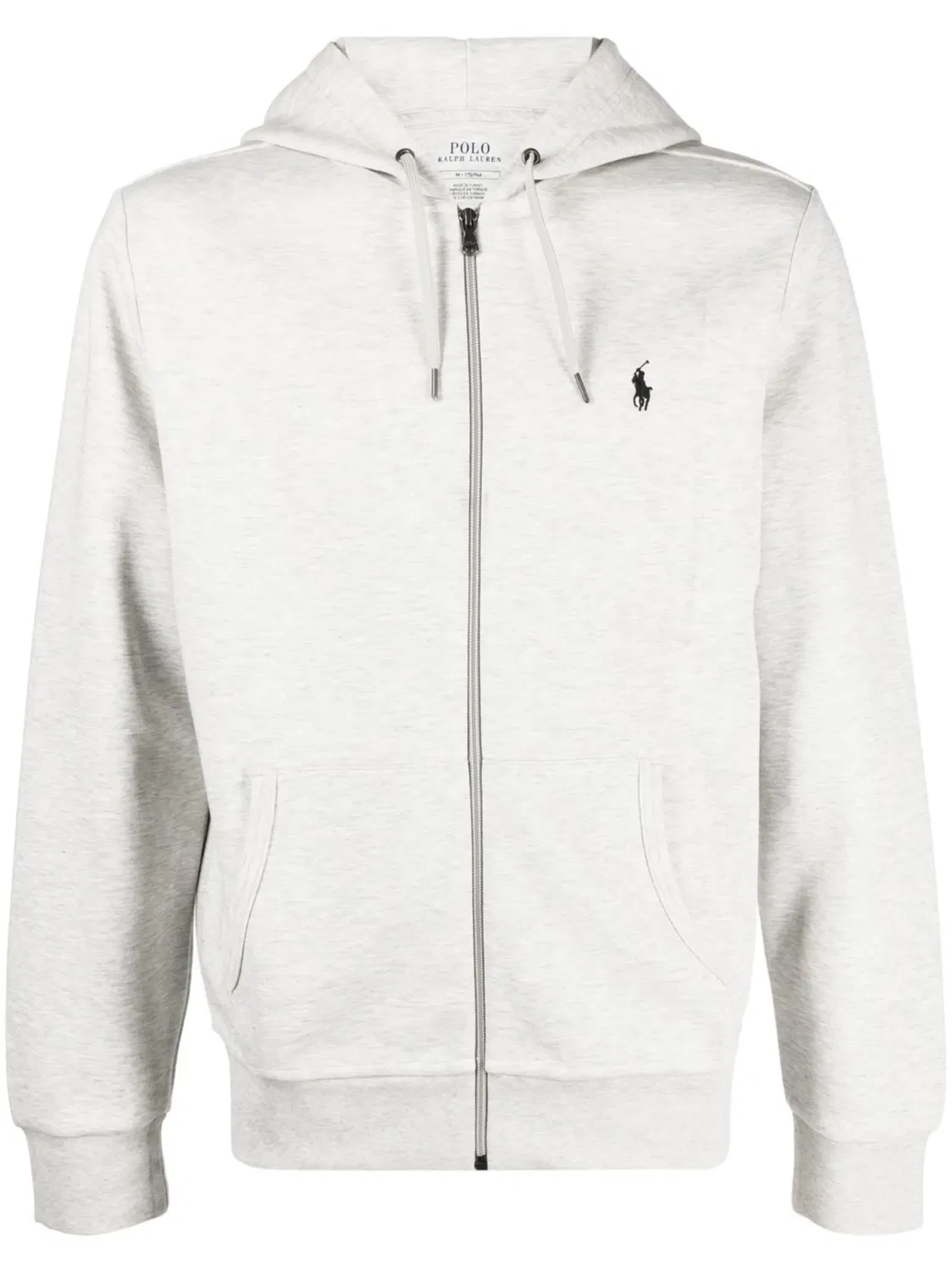Polo Ralph Lauren Худи на молнии серого цвета