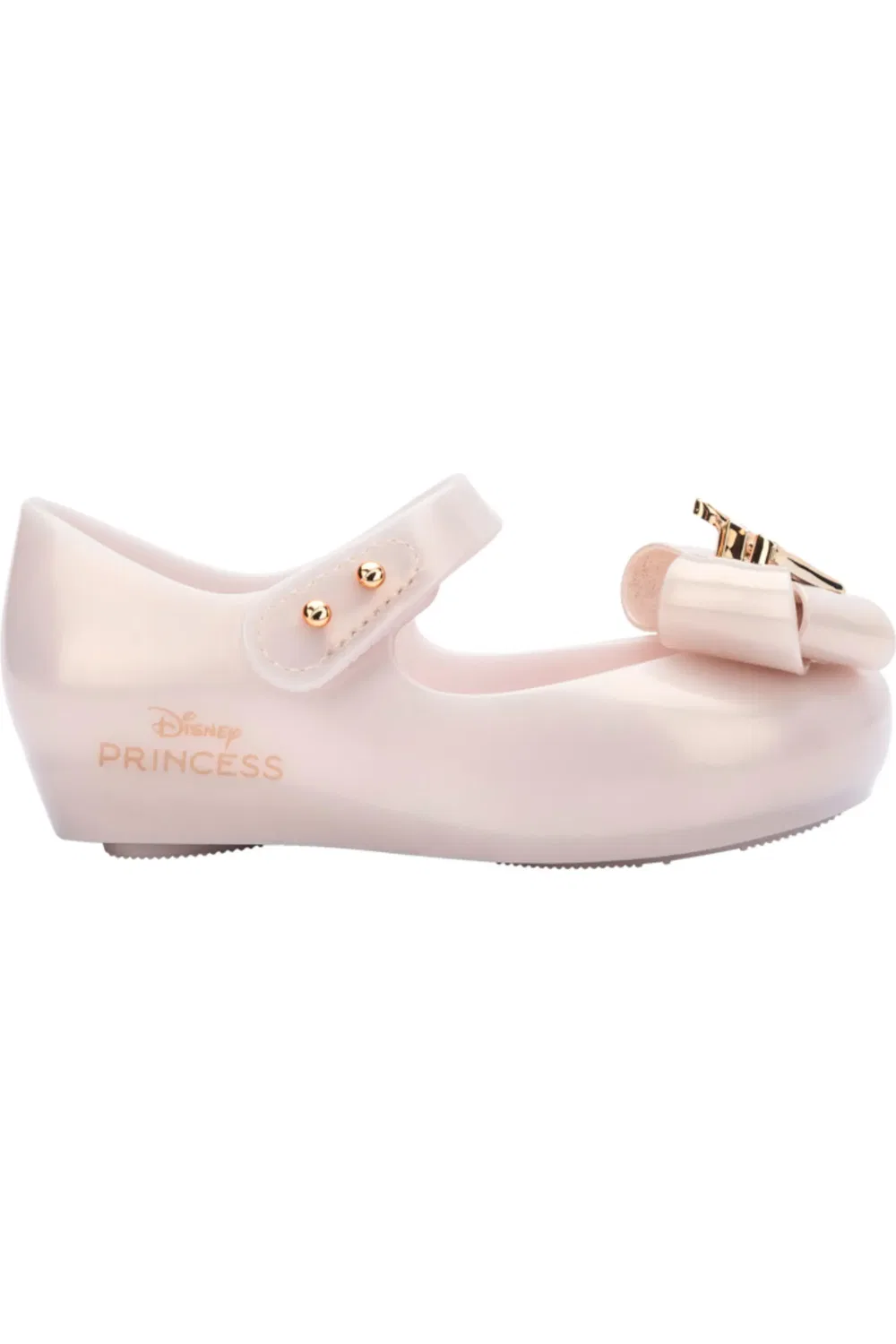 Детские туфли Мэри Джейн с принтом Disney Princess Mini Melissa, Metallic Beige — фото 2