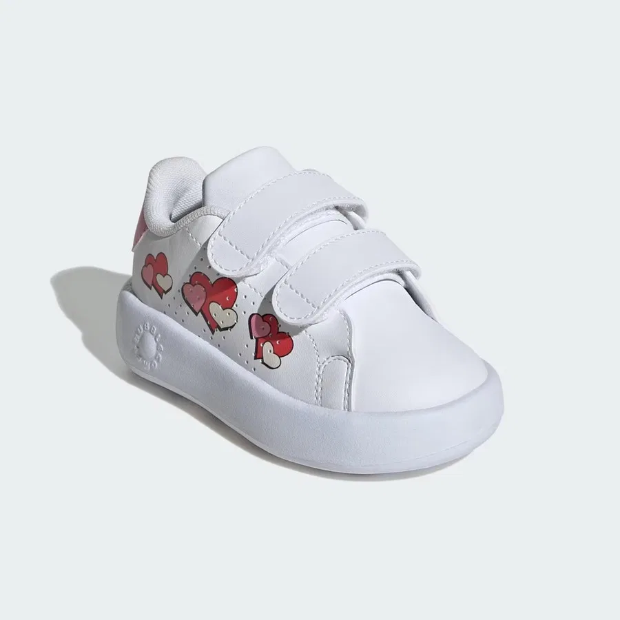 Кроссовки повседневные с липучками Advantage Base 2.0 adidas, Белый — фото 4