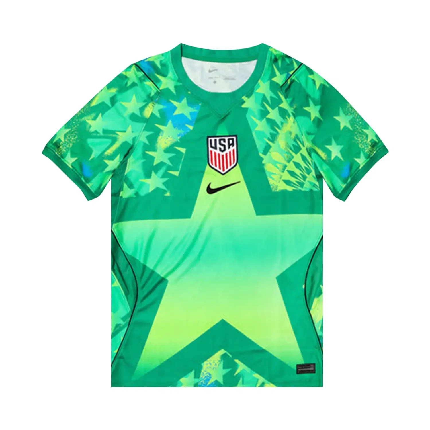 Футболка Nike USMNT 2026 Dri-Fit Stadium Goalkeeper Replica, зеленый