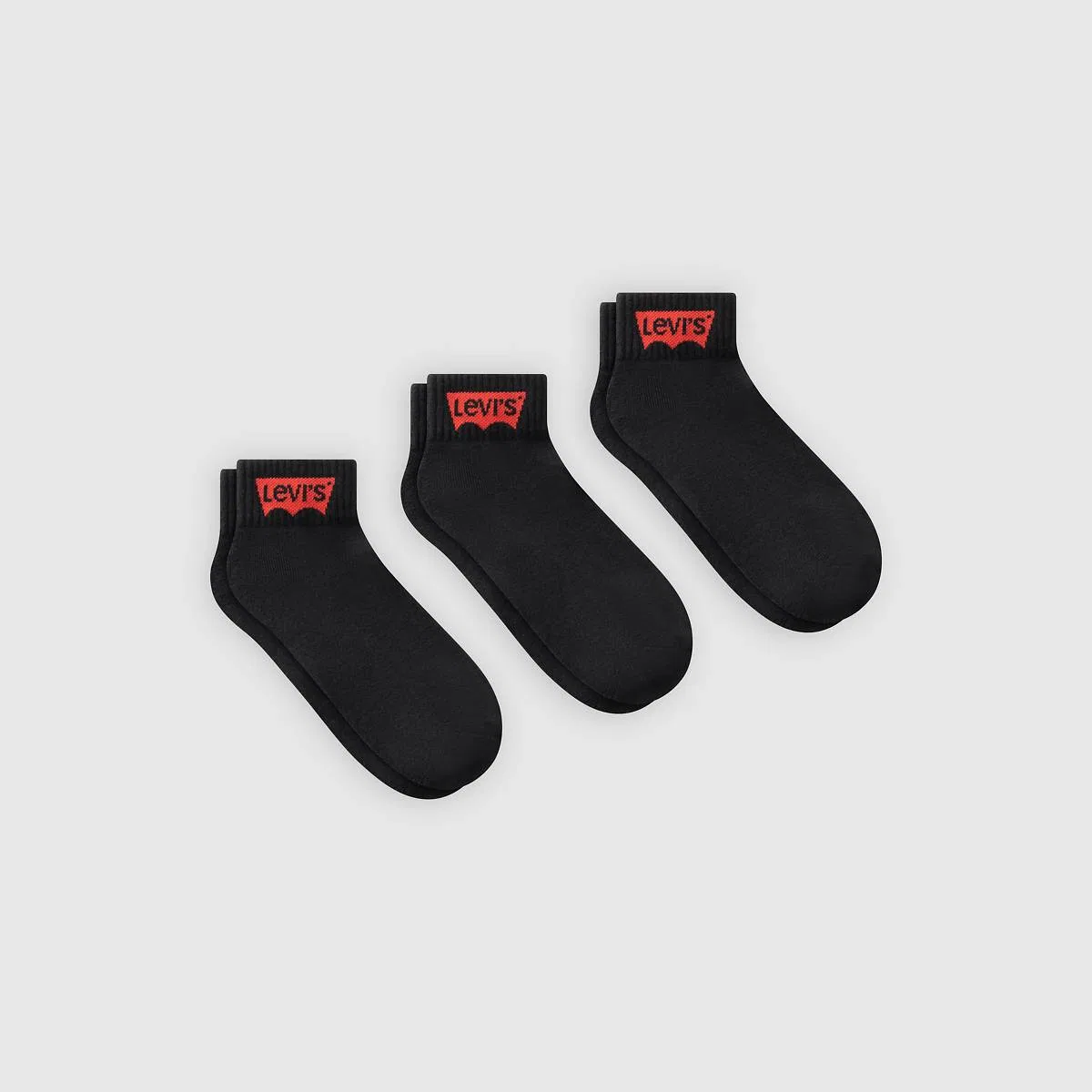 Носки средней высоты (3 шт.) Levi's, Black