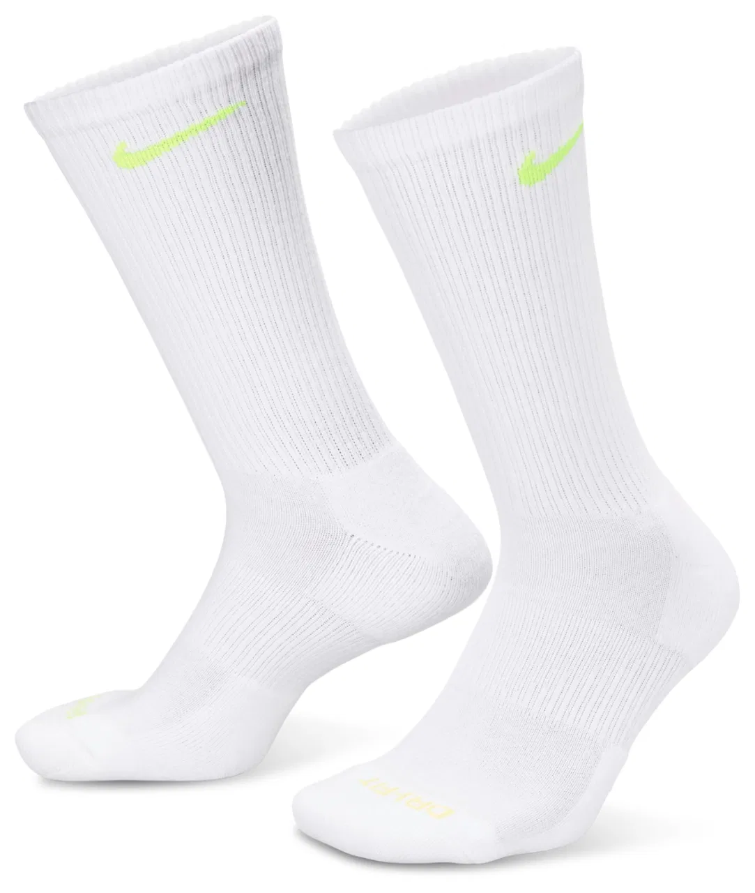 Мужские носки 3 пары Dri-FIT Plus Crew Nike, цвет Volt/White
