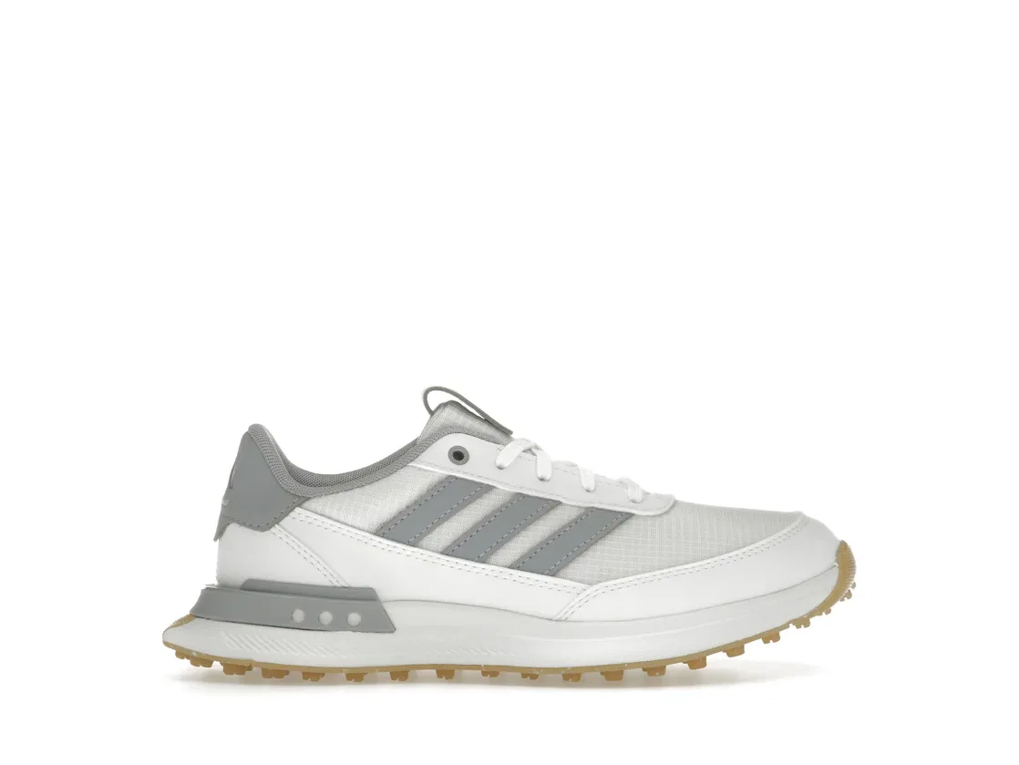 Детские кроссовки для гольфа без шипов Adidas S2G Spikeless 24 Golf, Cloud White Halo Silver Gum