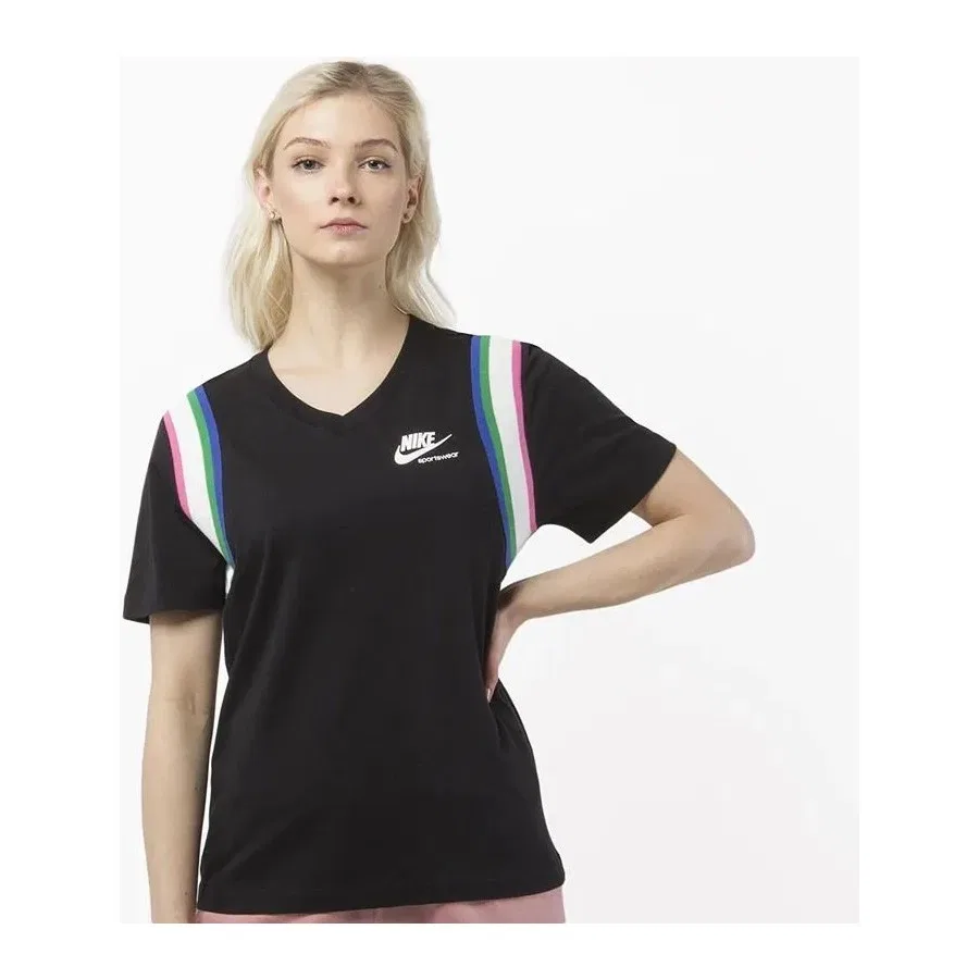 Женская футболка с коротким рукавом Nike CU5885-010, Черный — фото 2