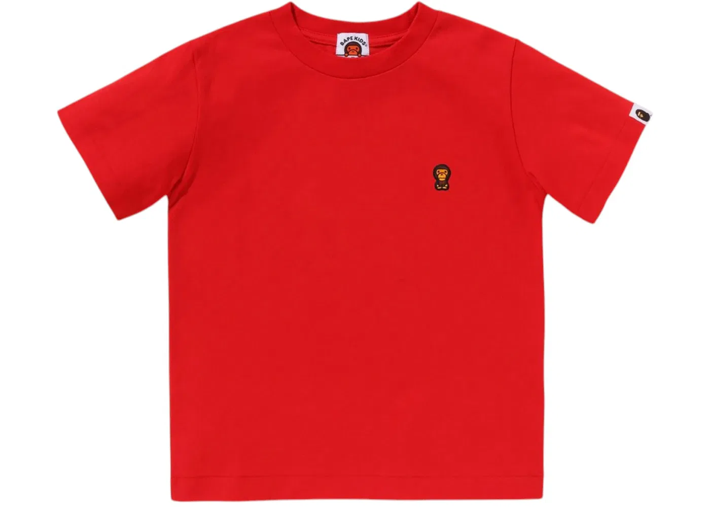 Детская футболка с принтом BAPE Back Banana One Point Tee BAPE, Red