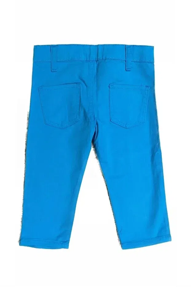 Детские брюки для девочек прямые Sky Blue Minny Max, Sky Blue — фото 3