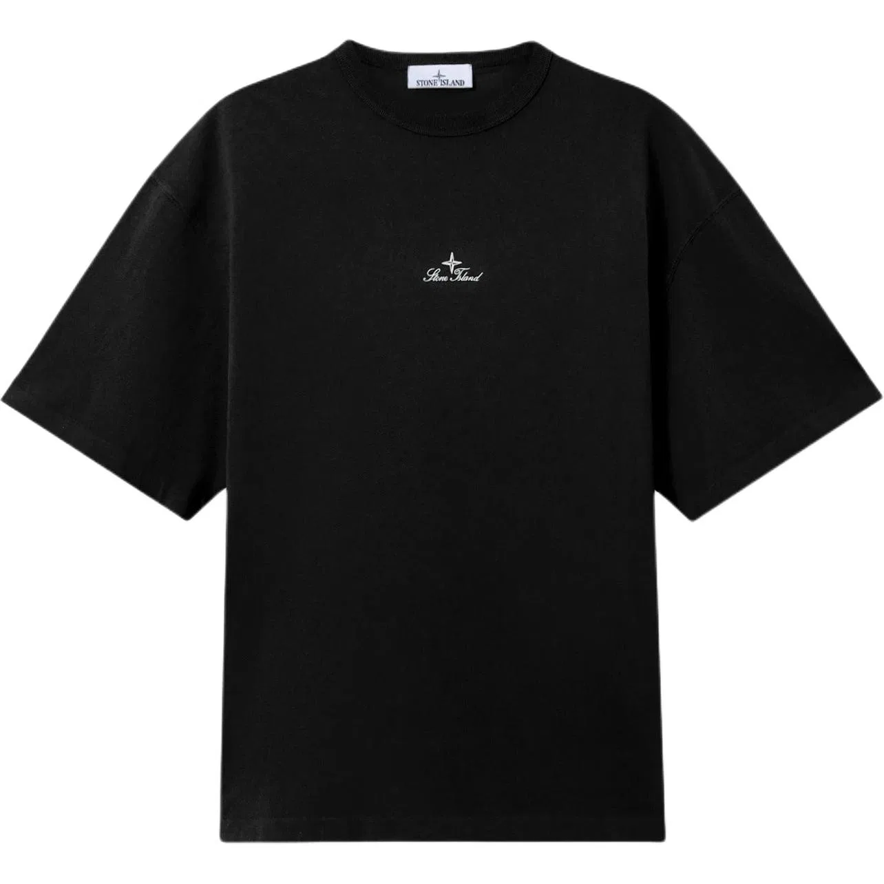 Футболка с круглым вырезом STONE ISLAND, Black