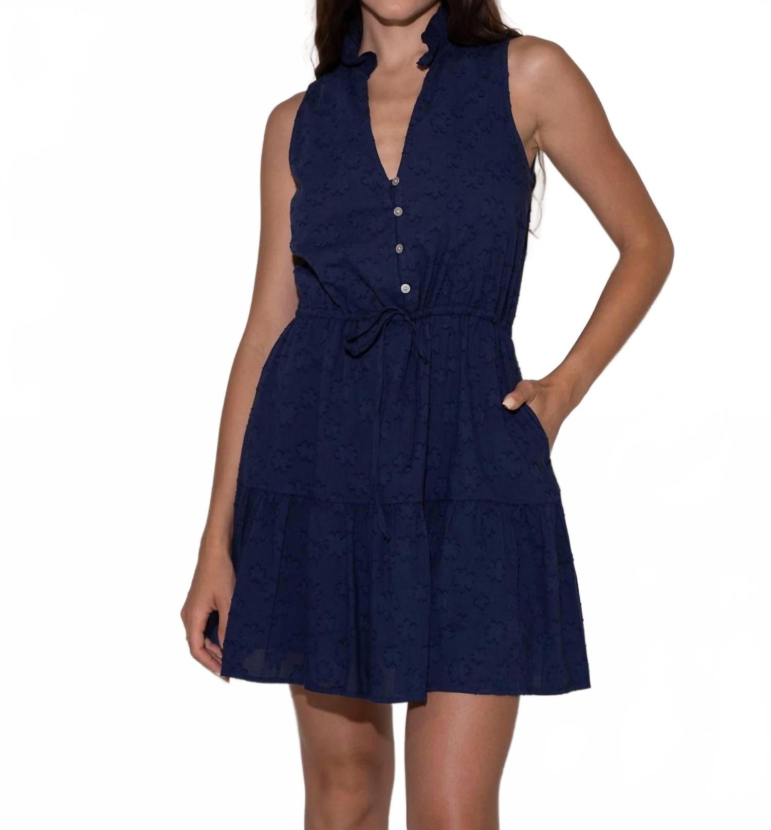 

Айрин мини-платье в темно-синем цвете STARKx