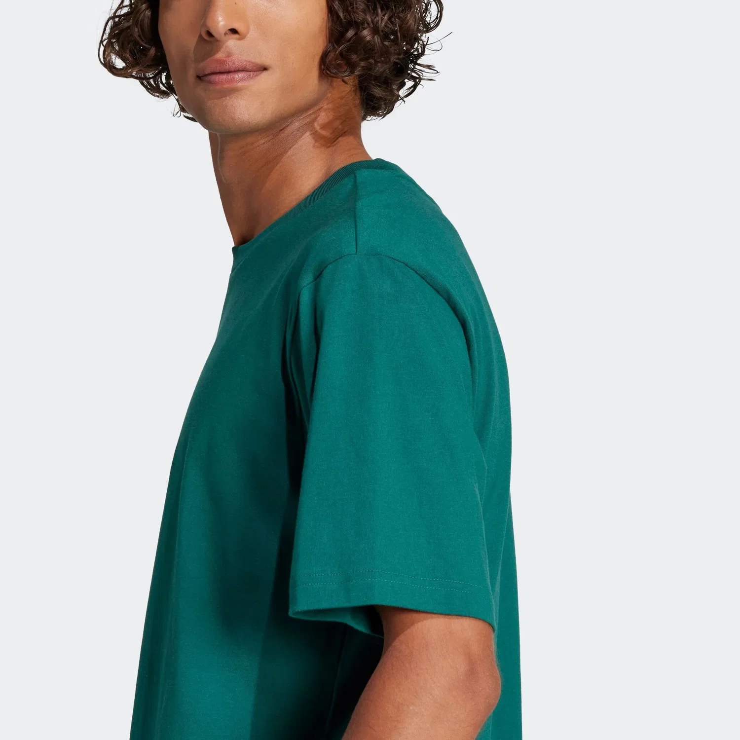 Детская футболка с округлым вырезом Adidas Sportswear, Collegiate Green/Black — фото 4
