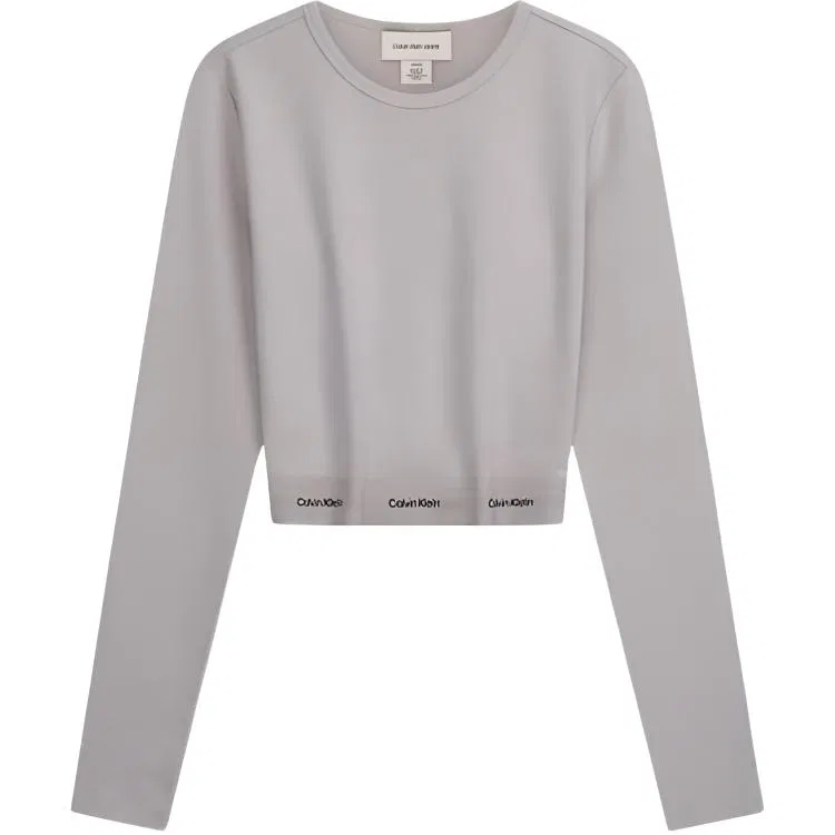 Женская футболка с круглым вырезом Calvin Klein, Space Black — фото 3