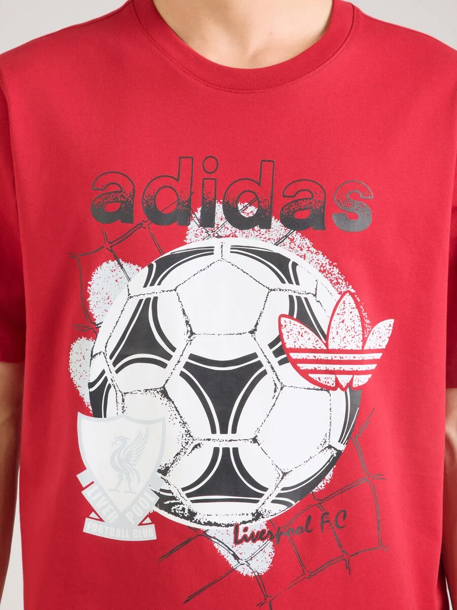 Футболка ADIDAS PERFORMANCE Performance красного цвета — фото 3