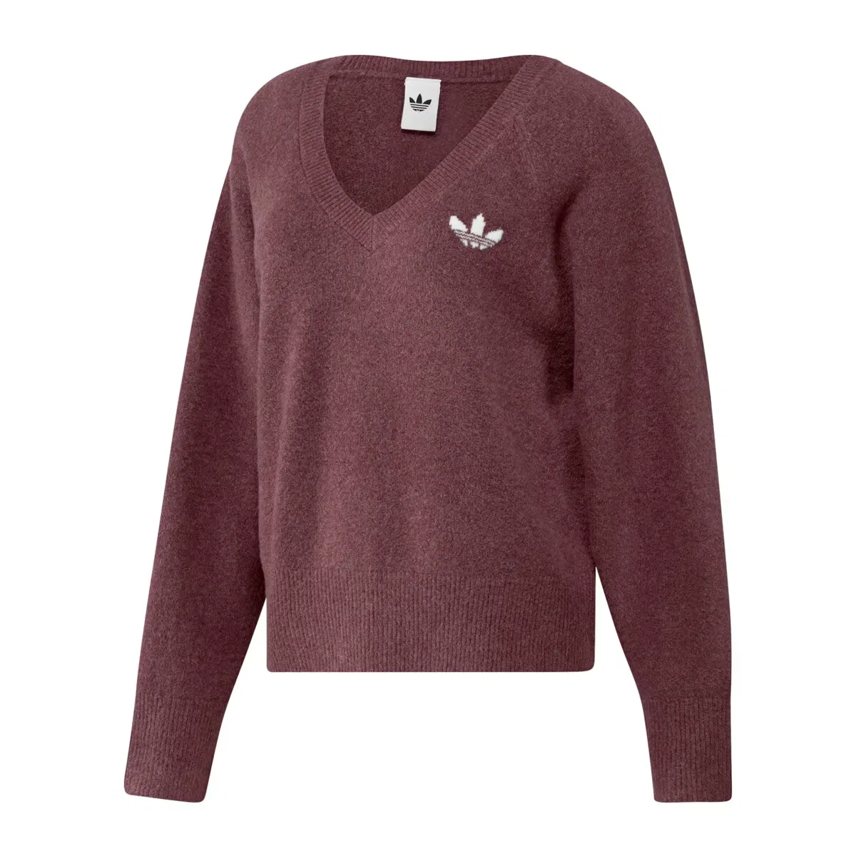 Женская толстовка, Trefoil Essentials Originals, adidas, бордовый