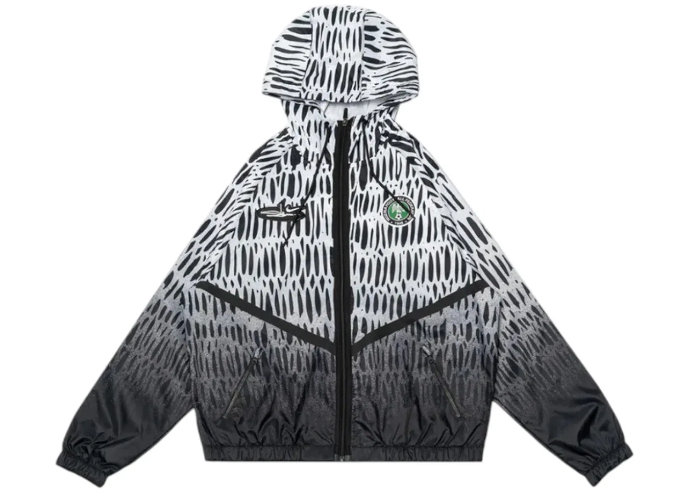 Мужская куртка с принтом Nike Nigeria x Slawn Soccer Anthem Jacket, Black