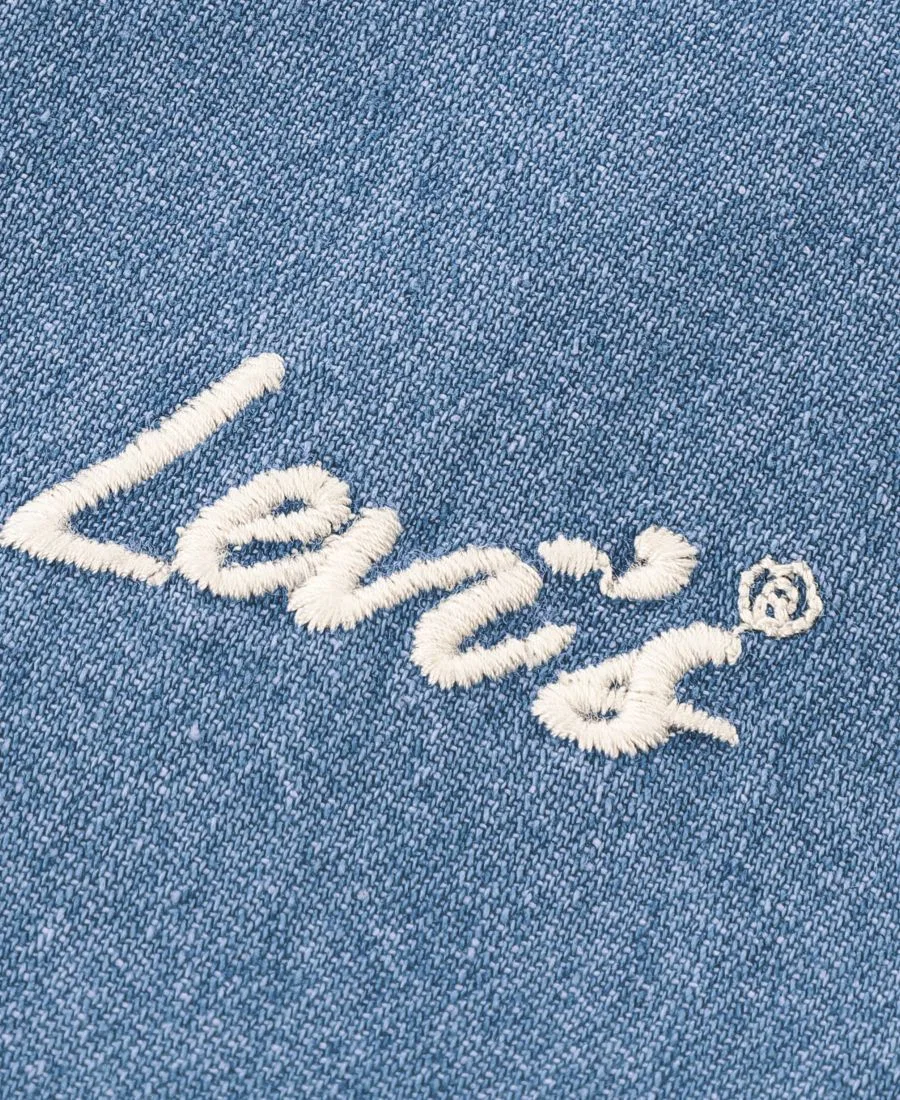 Комплект из топа и брюк с коротким рукавом, хлопковый Levi's, Basil Sky — фото 4