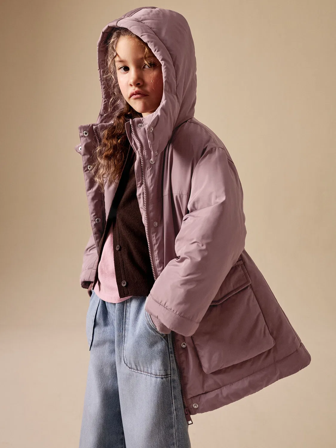 Куртка утепленная, водоотталкивающая, Dusky Pink Next