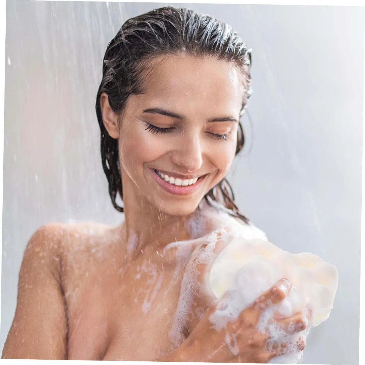 Спонжи для ванны Peeling, LALADEFIEE, 6 шт, 14x8x5 см — фото 4