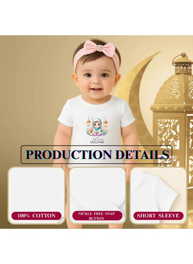 Боди-комбинезон с коротким рукавом для первого Рамадана Printshop4Me, дизайн 3 — фото 3