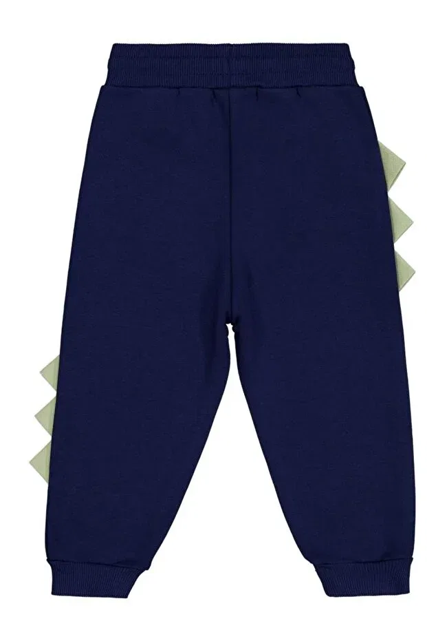 Детские спортивные штаны для мальчиков с принтом Trex ready Civil Boys, Navy Blue — фото 2