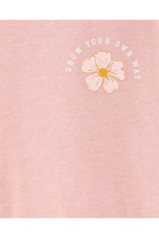 Детская футболка для девочек хлопковая Carter's, Pink — фото 3