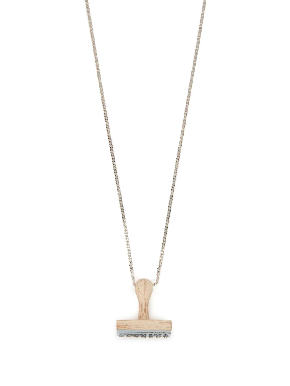

Колье Stamp с подвеской MM6 Maison Margiela, серебяный