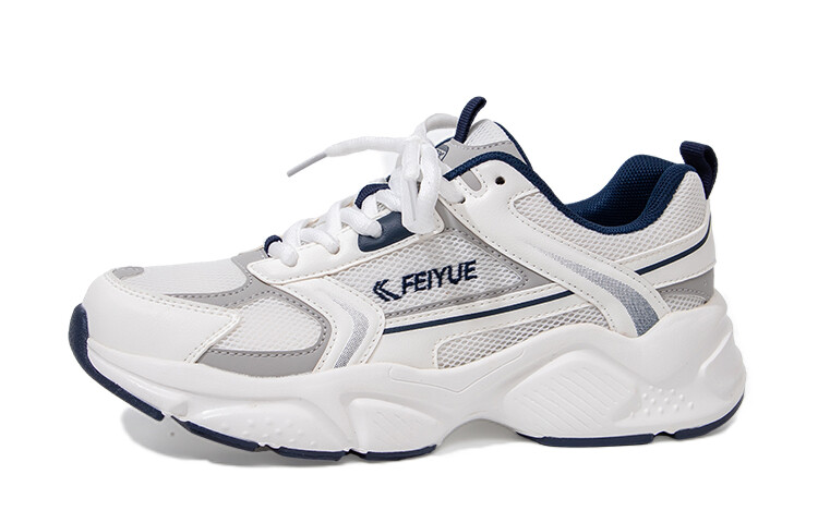 

Кроссовки женские с низким верхом белого цвета Feiyue