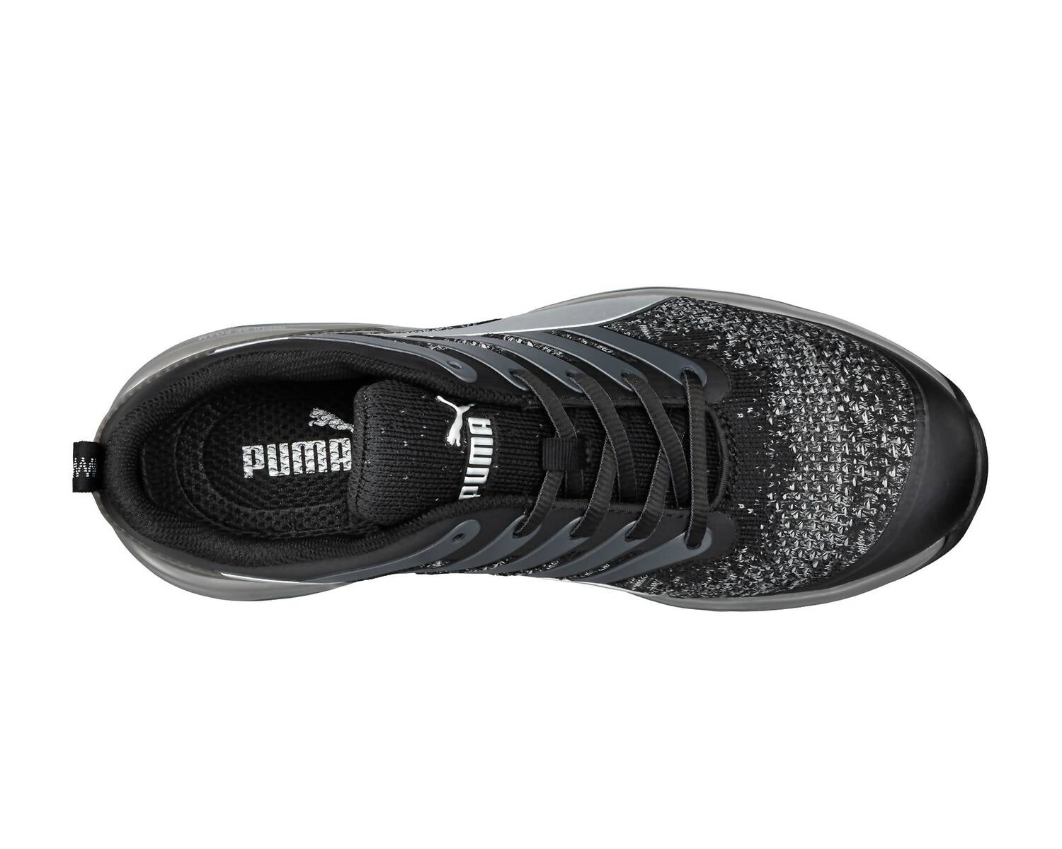 

Черные мужские рабочие туфли с низкой безопасностью Charge Puma, черный