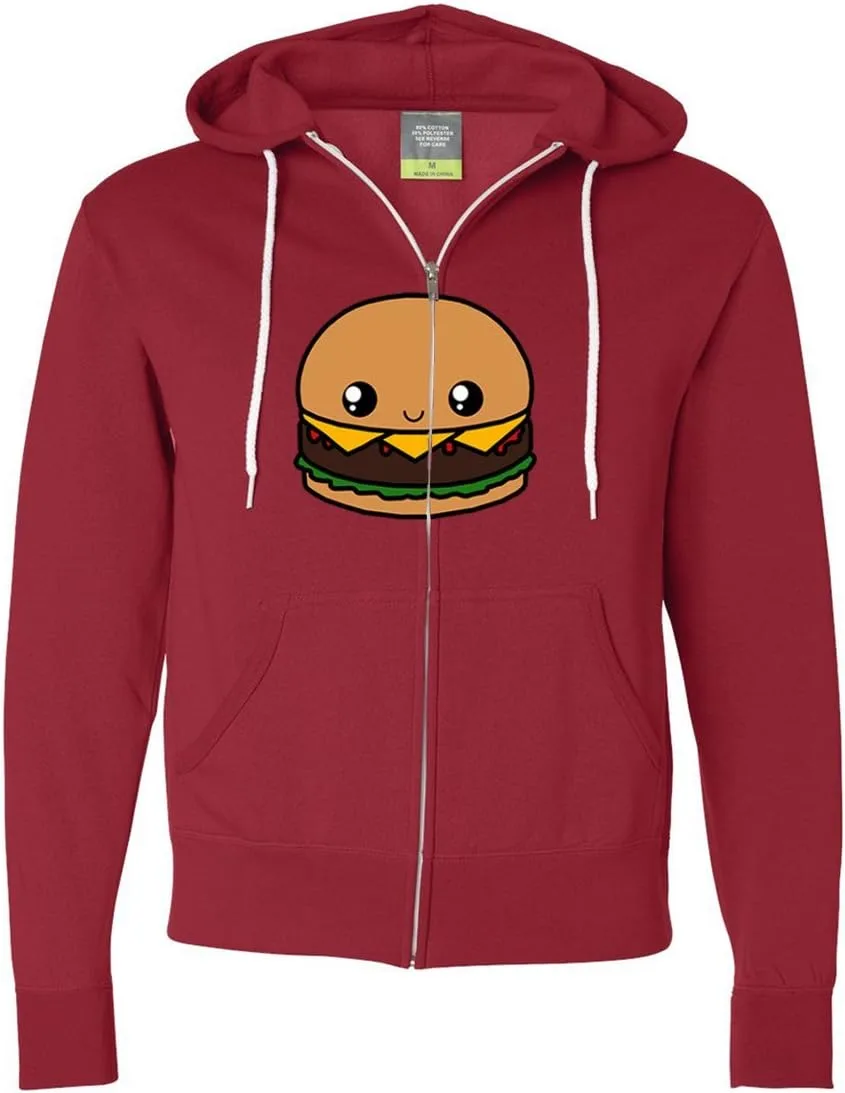 

Dolphin Shirt Co Kawaii Burger Zip-Up Hoodie