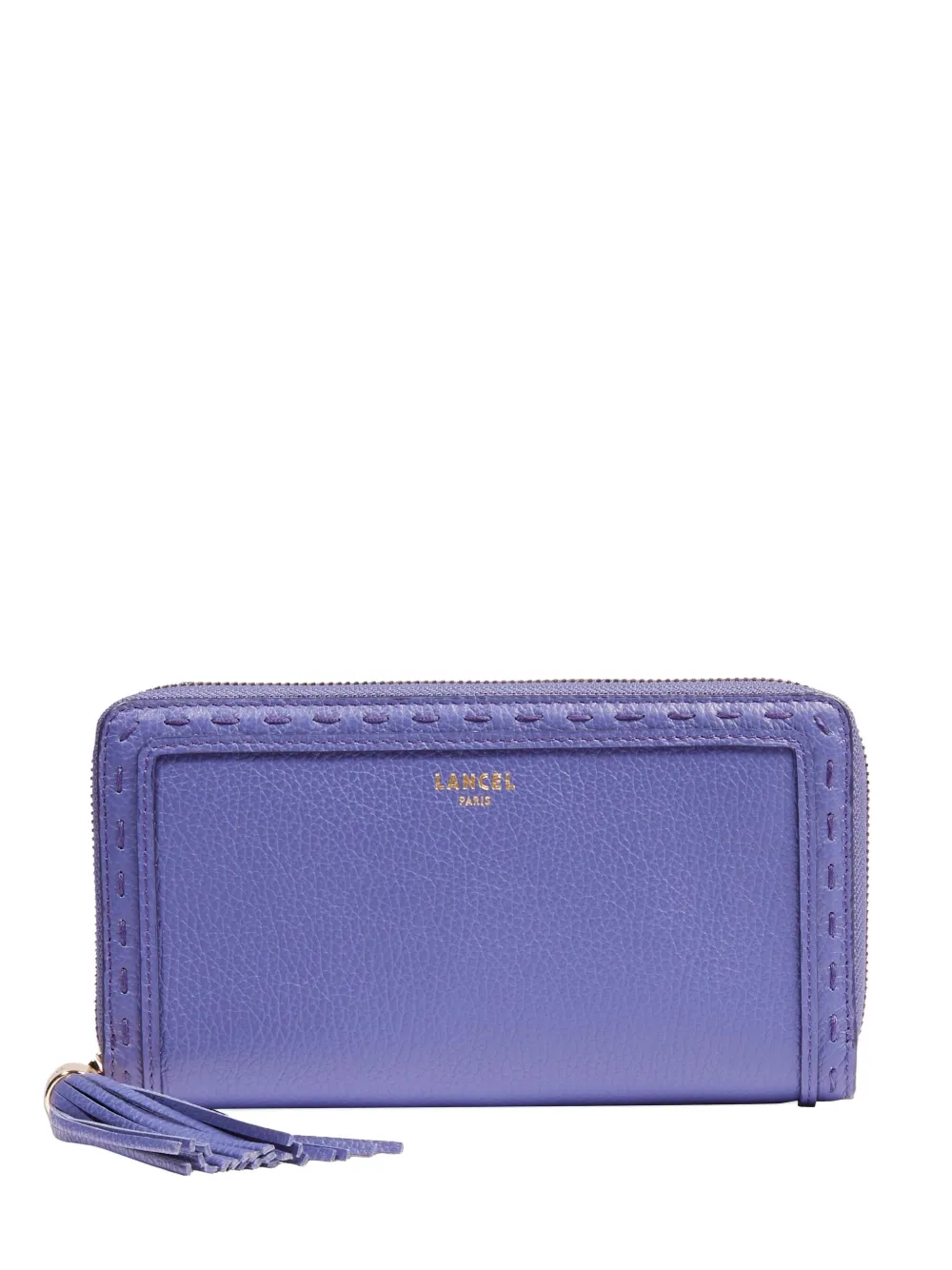 

Кошелек с круговой молнией и кисточкой Lancel, фиолетовый