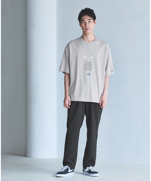 

Green label relaxing Футболка с коротким рукавом, расслабленного кроя Green Label, черная