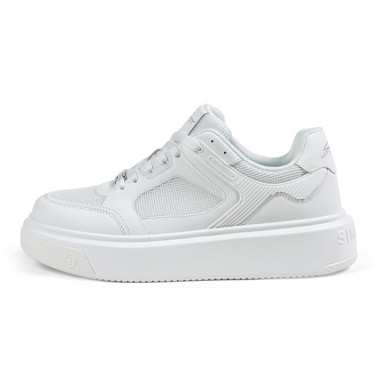 

Скользостойкие амортизирующие износостойкие низкие скейтерские кроссовки для мужчин SINCENOW, белый