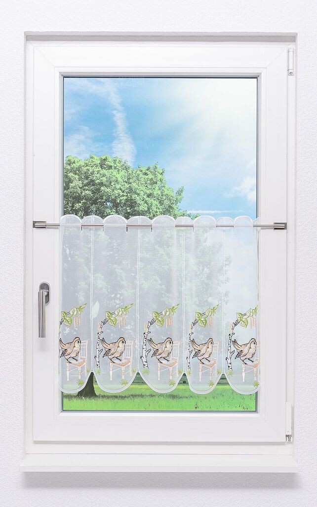 

Панельная штора Plauener Spitze - птичка (Ш х В) 244.50см*50см коричневая/глиняно-коричневая, коричневый
