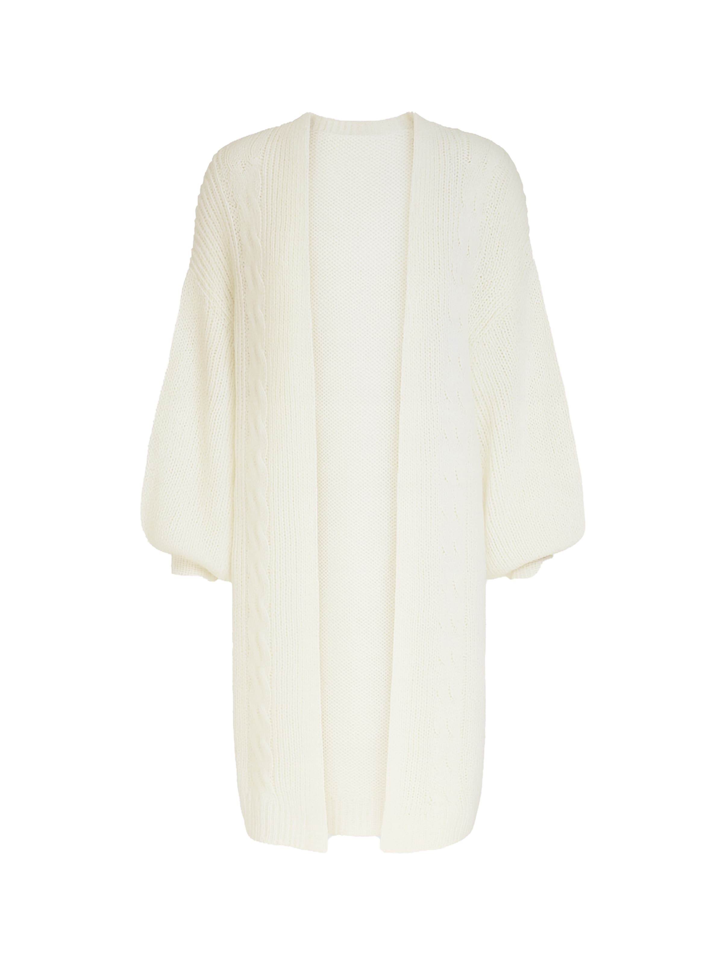 

Elara Вязаное пальто в белом цвете