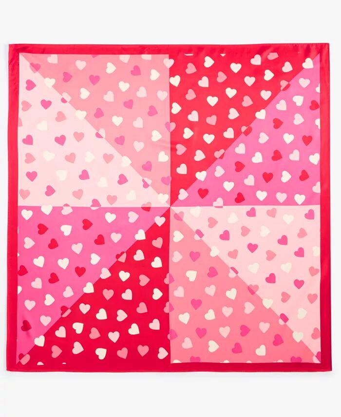 

Шарф Colorblock Hearts Square Holiday Lane, розовый