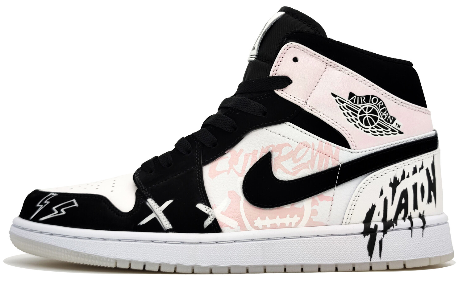 

Баскетбольные кроссовки Air 1 Vintage Men Mid-Top Light Pink/White Jordan, Белый, Баскетбольные кроссовки Air 1 Vintage Men Mid-Top Light Pink/White Jordan